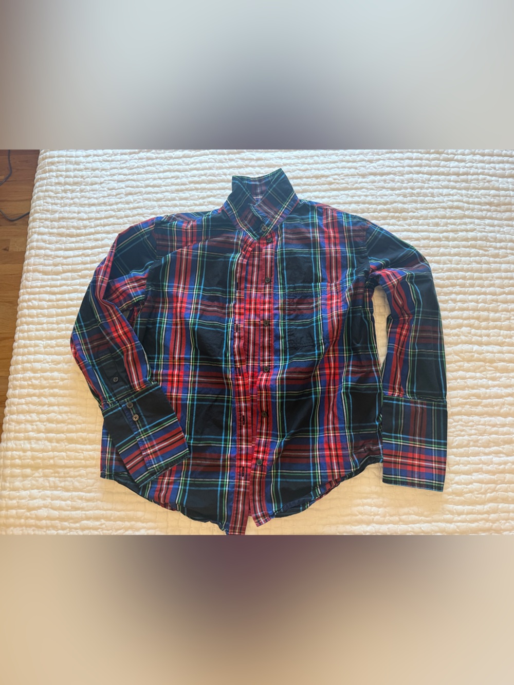 J. Crew Plaid Button-Down Shirt